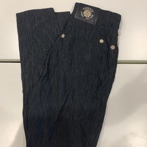 Black Versace high waist Pants